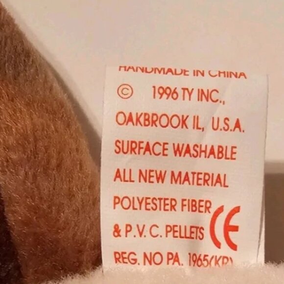 TY Beanie Baby - CLAUDE the Crab (PVC Pellets - 4th Gen - All CAPS Error) MWMT's - Picture 4 of 7